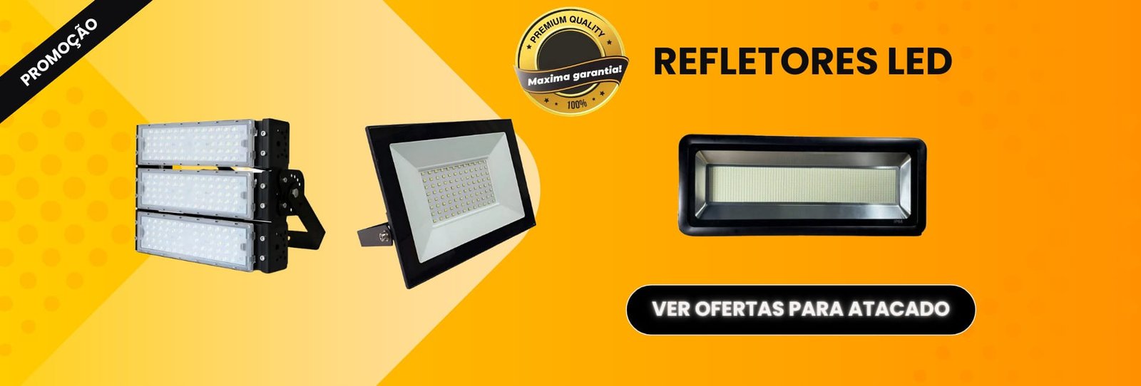 Loja de Iluminação - BrilhoLux Banner do produto Refletor Led