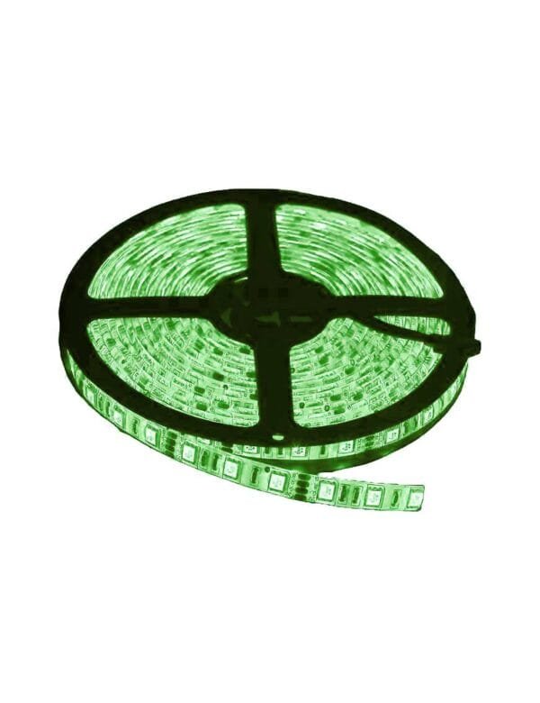 Fita de Led 3528 60 Leds por metro IP65 5m Verde 12V