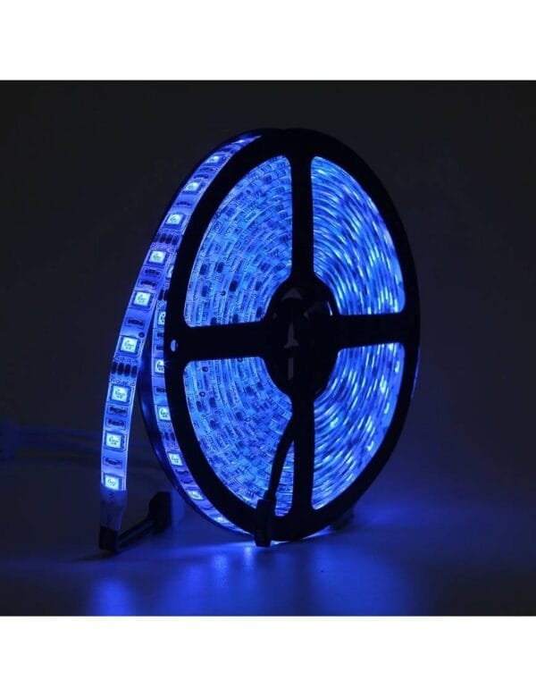 Fita de Led 3528 60 Leds por metro IP65 Rolo 5m Azul 12V (1)