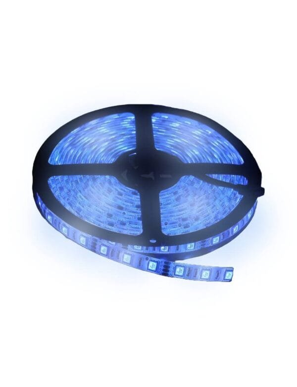 Fita de Led 3528 60 Leds por metro IP65 Rolo 5m Azul 12V (4)