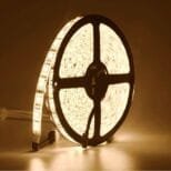 Fita de Led 3528 60 Leds por metro IP65 Rolo 5m Branco Quente 12V (3)