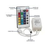 Fita de Led 3528 60 Leds por metro IP65 Rolo 5m Rgb+Controle 12V (5)