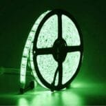 Fita de Led 3528 60 Leds por metro IP65 Rolo 5m Verde 12V (1)