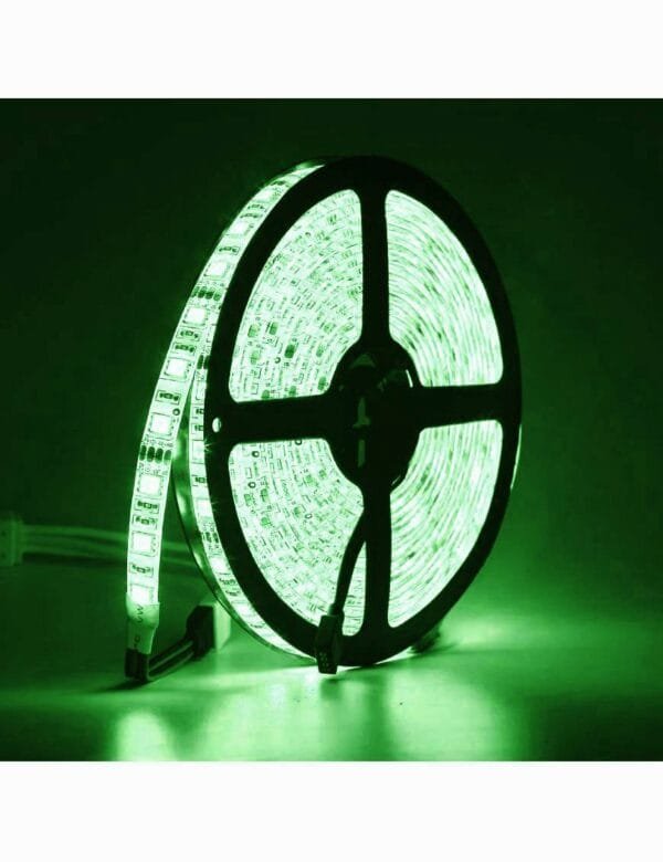 Fita de Led 3528 60 Leds por metro IP65 Rolo 5m Verde 12V (1)