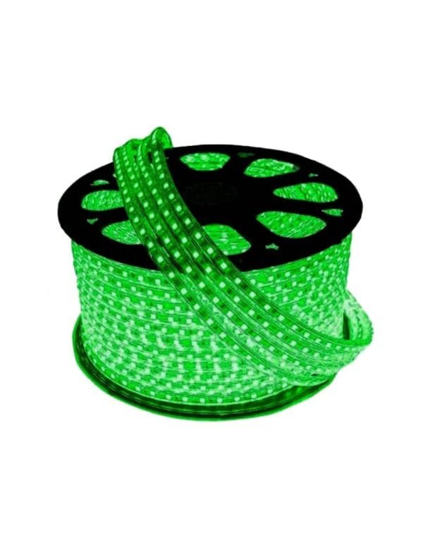 Fita de Led 5050 Ip65 Rolo 100m Verde 110v (1)