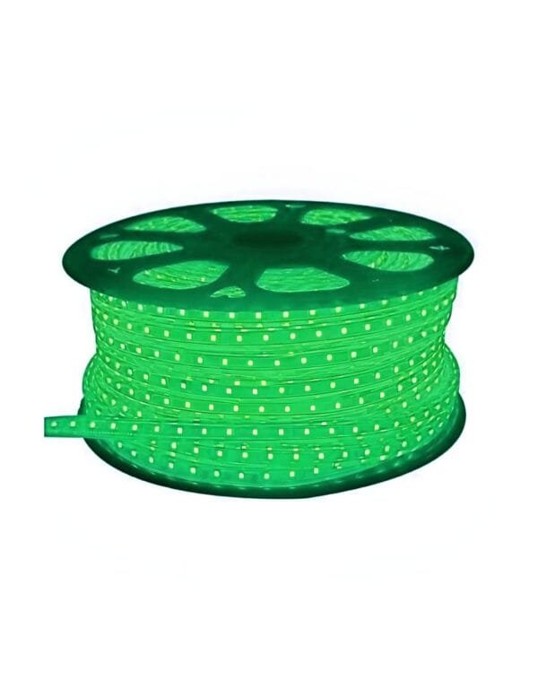 Fita de Led 5050 Ip65 Rolo 100m Verde 110v