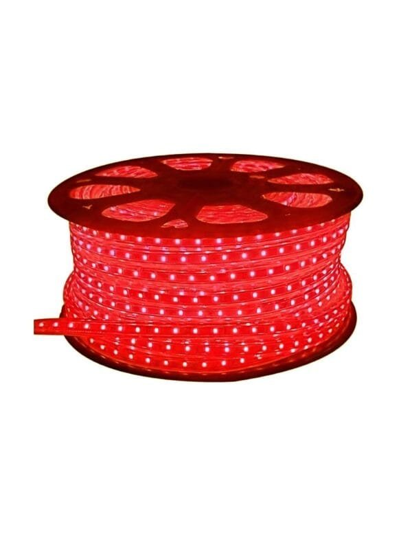 Fita de Led 5050 Ip65 Rolo 100m Vermelho 110v