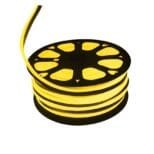 Fita de Led Neon Flex IP65 Rolo 100m Amarelo 110v