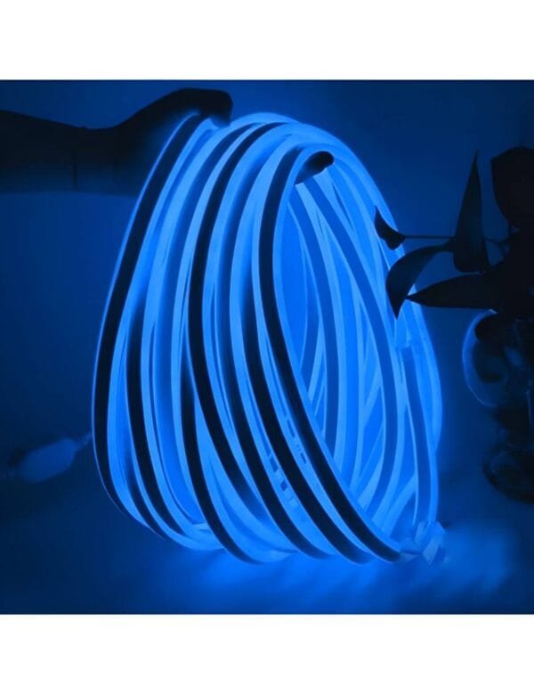 Fita de Led Neon Flex IP65 Rolo 100m Azul 110v (1)