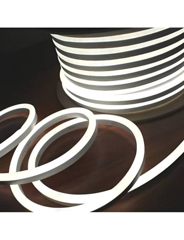 Fita de Led Neon Flex IP65 Rolo 100m Branco Frio 110v (1)