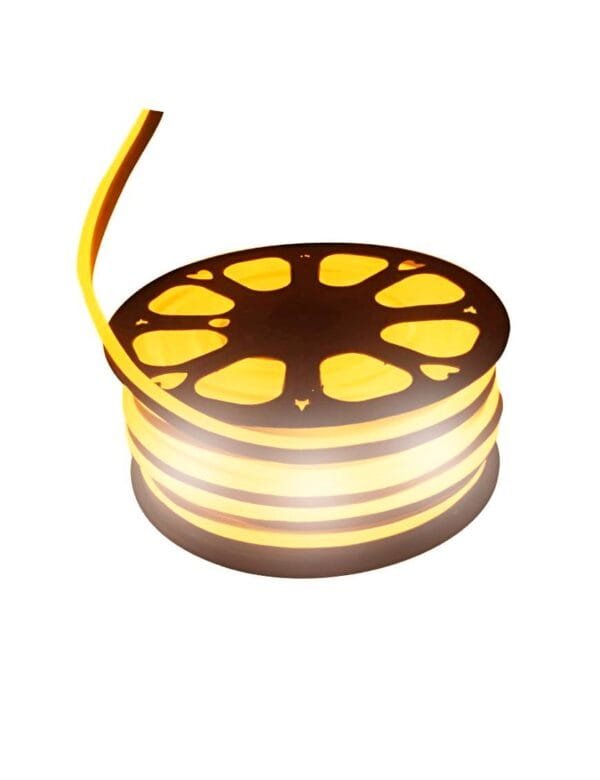 Fita de Led Neon Flex IP65 Rolo 100m Branco Quente 110v (2)