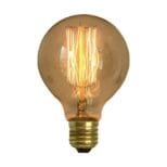 Lâmpada de Filamento LED G80 Retro Vintage