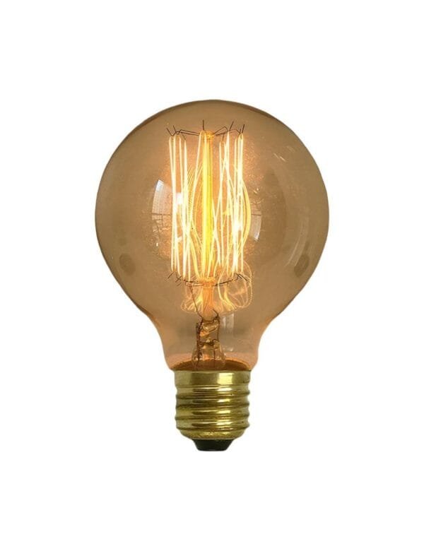 Lâmpada de Filamento LED G80 Retro Vintage
