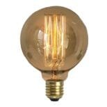 Lampada de Filamento LED G95 Retro Vintage
