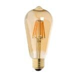 Lâmpada de Filamento LED ST64 Retro Vintage