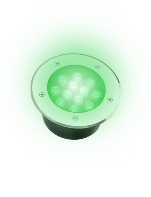 Balizador de Piso LED 12w Verde Premium