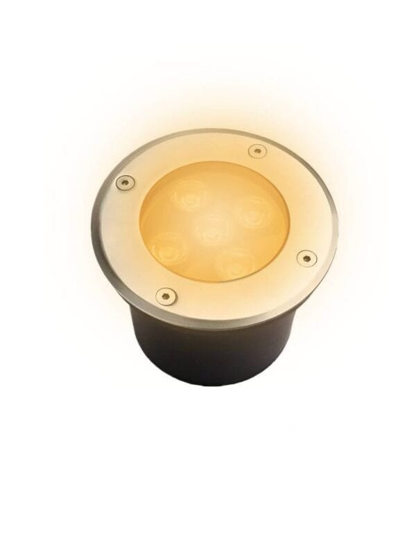Balizador de Piso LED 5w Branco Quente Premium