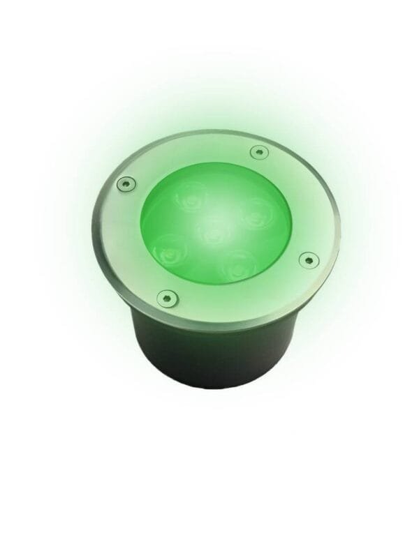 Balizador de Piso LED 5w Verde Premium