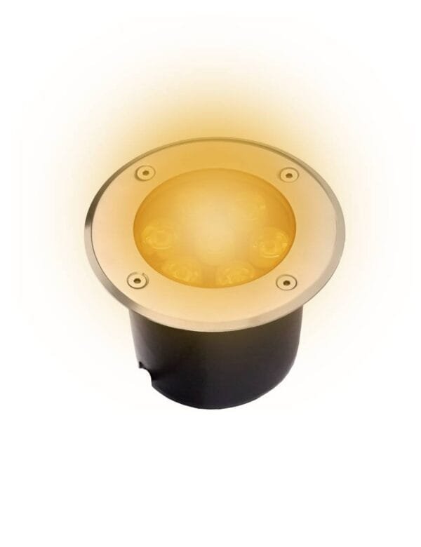 Balizador de Piso LED 7w Branco Quente Premium
