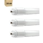 Kit com 25 Lâmpadas LED Tubular 40w 240cm Branco Frio Inmetro