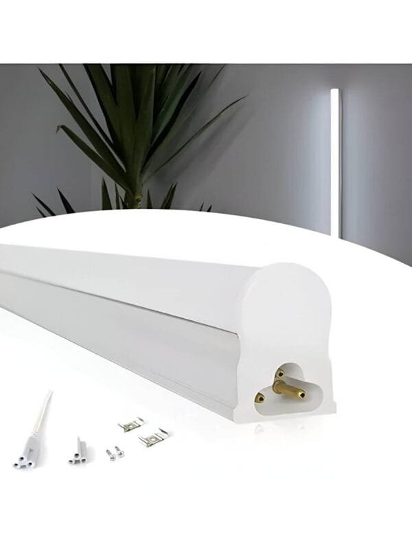 Lâmpada LED Tubular 9w 60cm T5 com calha Branco Frio (1)