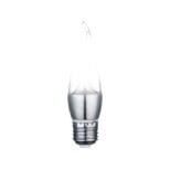 Lâmpada LED Vela 4w E27 Transparente Com Bico Branco Frio (2)