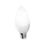 Lâmpada LED Vela 5w E14 Leitosa Sem Bico Branco Frio (2)