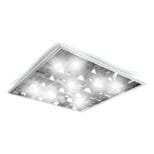 Luminária Calha Aletada Embutir 4x910w Aleta Alto Brilho Alumínio (2)