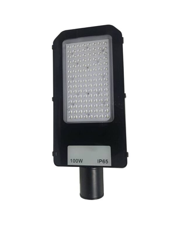 Luminária Pública LED 100w SMD 120LMW Branco Frio Inmetro Com Base para Rele