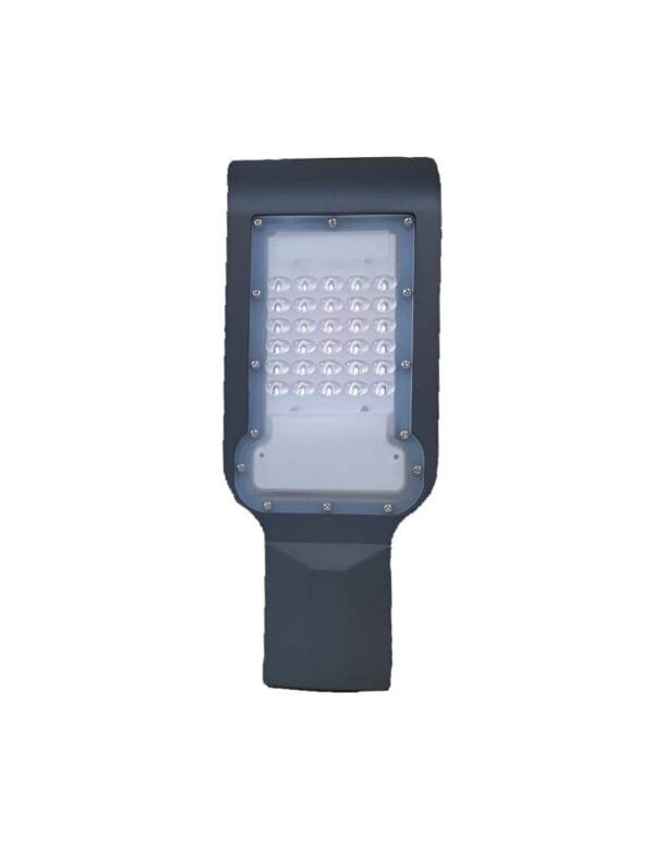Luminária Pública LED 50w SMD Para Poste Branco Frio RY Com Fotocélula