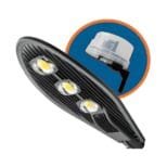 Luminária Pública LED Pétala 150w Para Poste Branco Frio Com Fotocélula