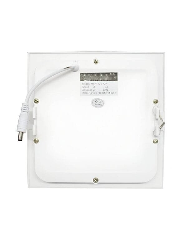 Plafon LED Embutir Quadrado 12w Branco Frio (2)