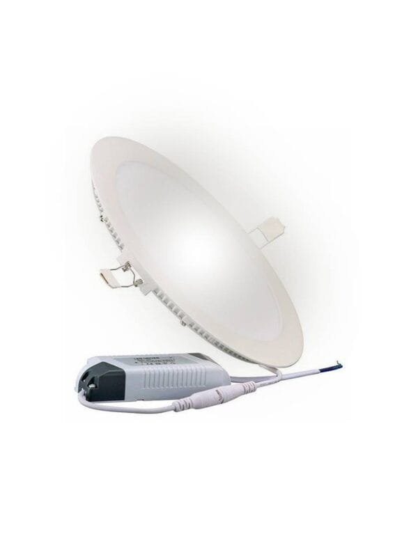 Plafon LED Embutir Redondo 18w Branco Neutro