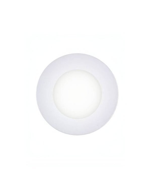 Plafon LED Embutir Redondo 3w Branco Frio (1)