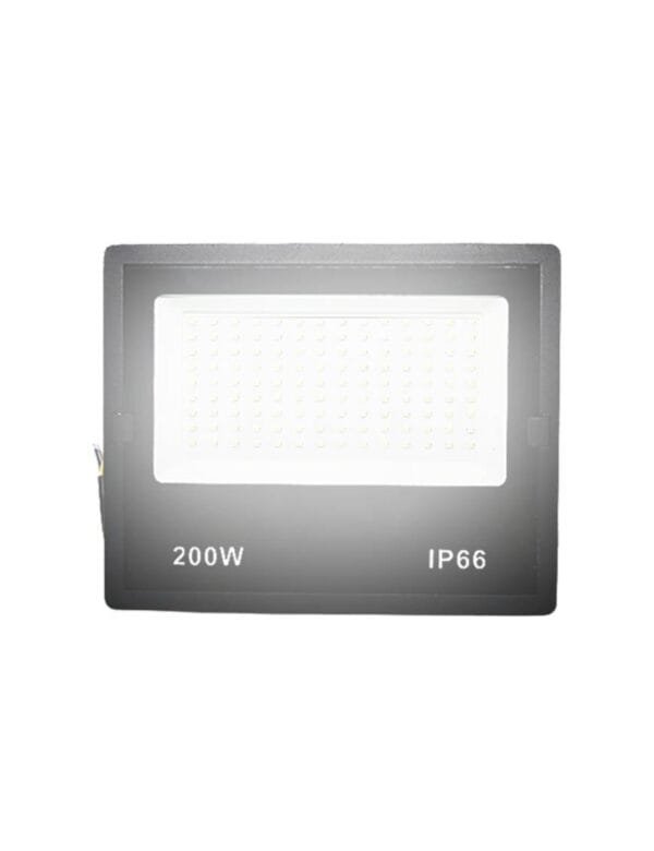 Refletor LED 200w Holofote SMD Branco Frio Prova D'água (4)