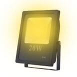 Refletor LED 20w Holofote SMD Branco Quente Prova d'água
