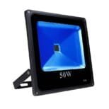 Refletor LED 50w Holofote SMD Branco Azul d'água