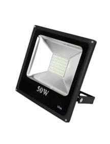 Refletor LED 50w Holofote SMD Branco Quente Prova d'água
