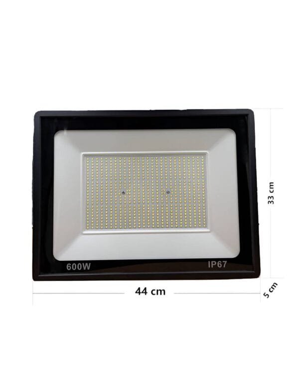 Refletor LED 600w Holofote SMD Branco Frio Prova D'água (2)