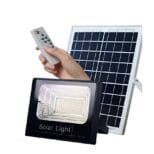Refletor Solar LED 100w Auto Recarregável Branco Frio Prova D'água (1)