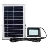 Refletor Solar LED 50w Auto Recarregável Branco Frio