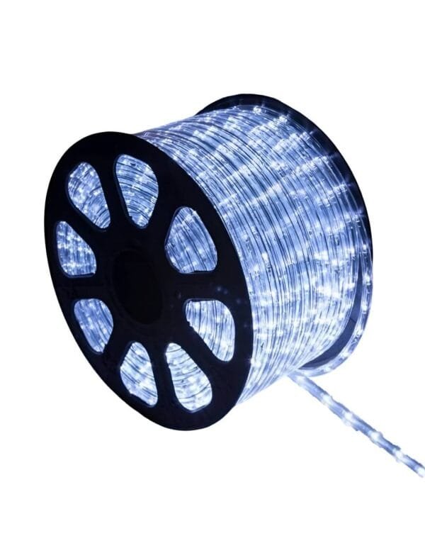Rolo Mangueira de LED IP65 100 Metros 11mm Branco Frio 110v