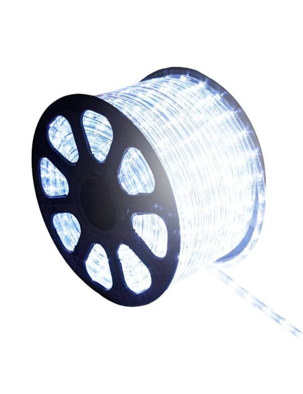 Rolo Mangueira de LED IP65 100 Metros 11mm Branco Frio 110v (3)