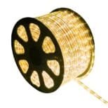 Rolo Mangueira de LED IP65 100 Metros 11mm Branco Quente 110v