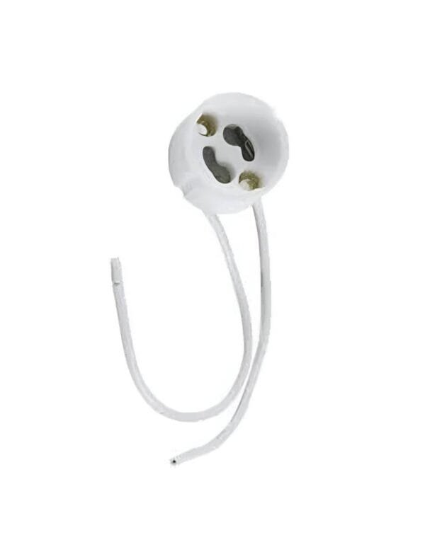 Soquete Gu10 Com Rabicho Dicroica Base Gu10 Led E Halógena (1)