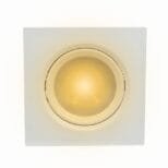 Spot LED Embutir Quadrado 3w BLS Branco Quente