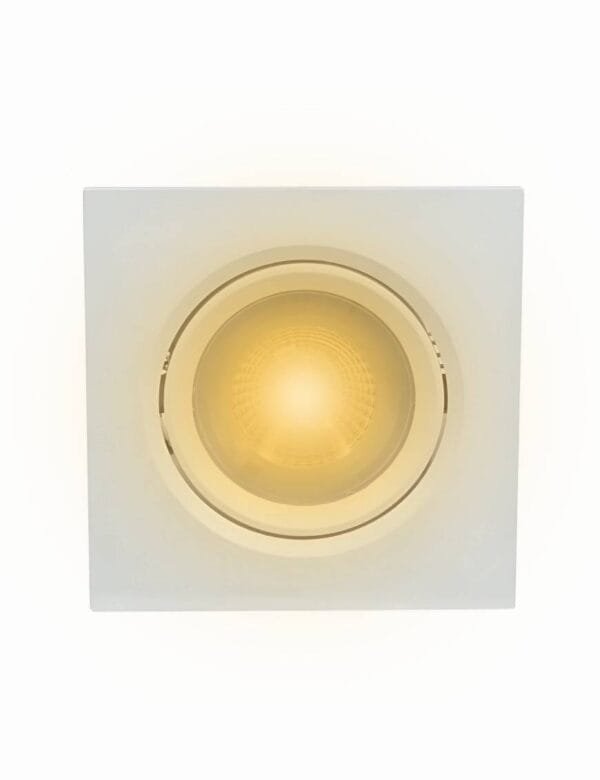 Spot LED Embutir Quadrado 3w BLS Branco Quente
