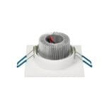 Spot LED Embutir Quadrado 3w SMD Direcionável Branco Frio (4)