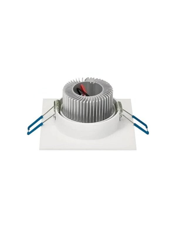 Spot LED Embutir Quadrado 3w SMD Direcionável Branco Frio (4)