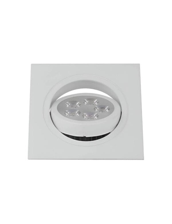 Spot LED Embutir Quadrado 5w SMD Direcionável Branco Frio (5)